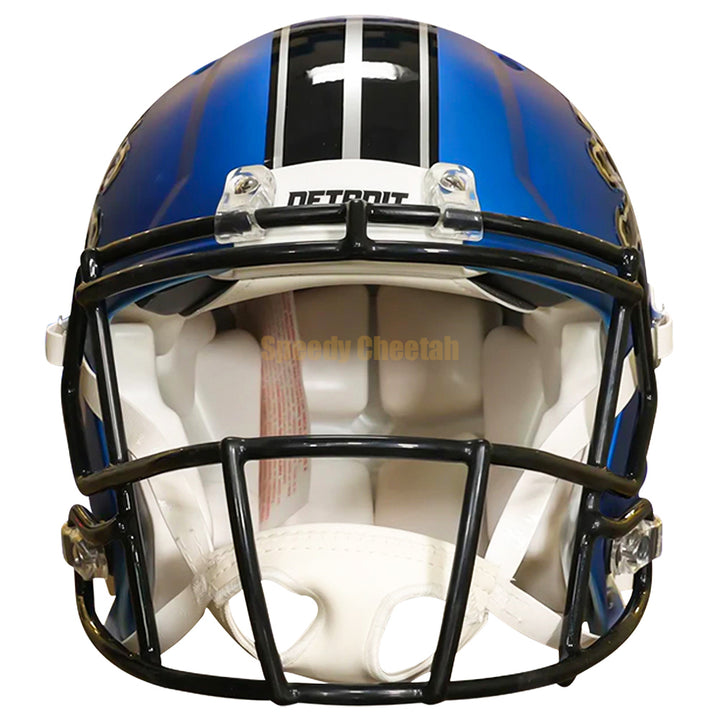 Detroit Lions Riddell Speed Authentic Helmet - Blue Alternate 2024