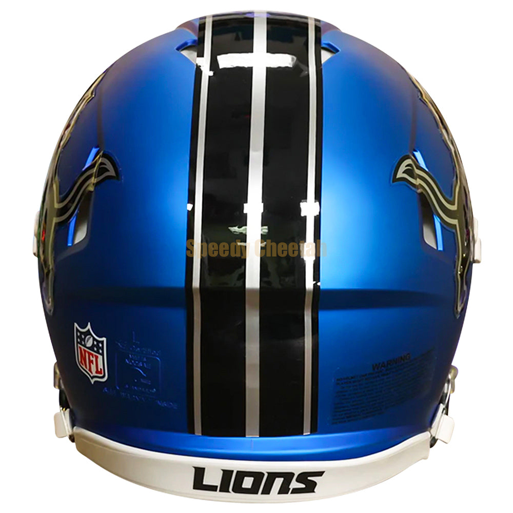 Detroit Lions Riddell Speed Authentic Helmet - Blue Alternate 2024