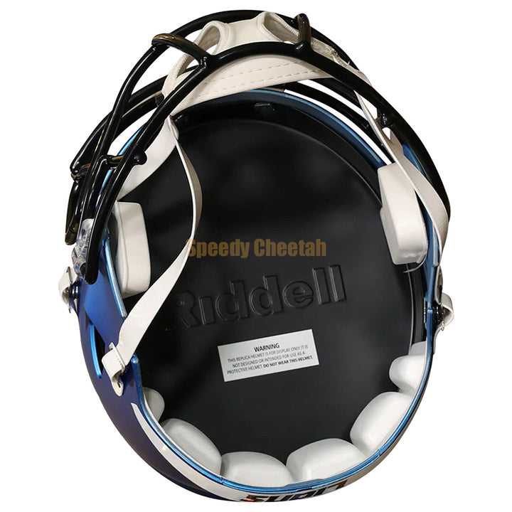 Detroit Lions Riddell Speed Replica Helmet - Blue Alternate 2024
