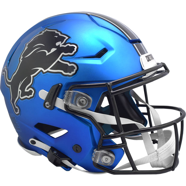 Detroit Lions Riddell SpeedFlex Authentic Helmet - Blue Alternate 2024