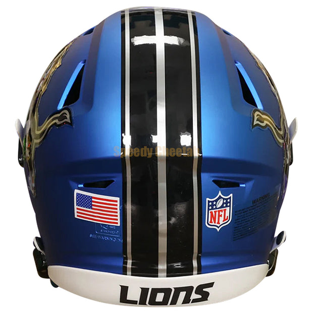 Detroit Lions Riddell SpeedFlex Authentic Helmet - Blue Alternate 2024 - OPEN BOX