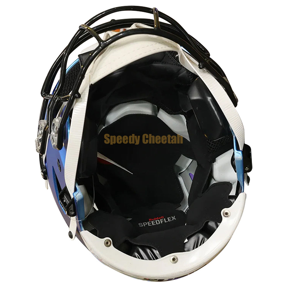 Detroit Lions Helmet Riddell Authentic Full Size SpeedFlex Style On-Field Alternate 2024
