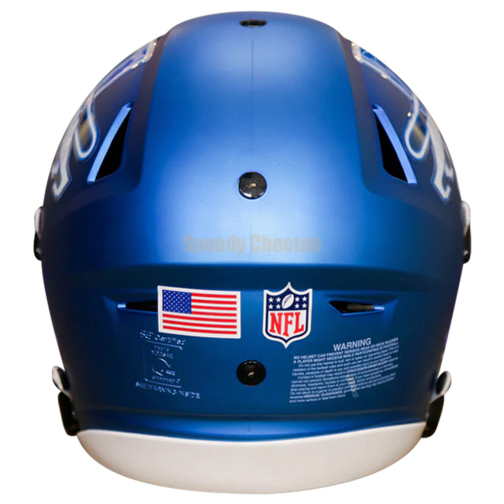 Detroit Lions Helmet Riddell Authentic Full Size SpeedFlex Style On-Field Alternate 2023