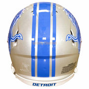 Detroit Lions Riddell Speed Authentic Helmet Back View