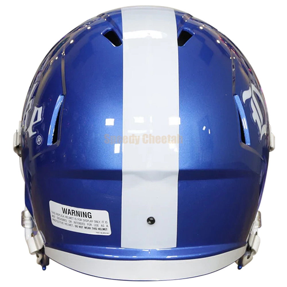 duke football helmet Blue Devils White Mini Speed the S2BD Duke Blue Devils NCAA Riddell