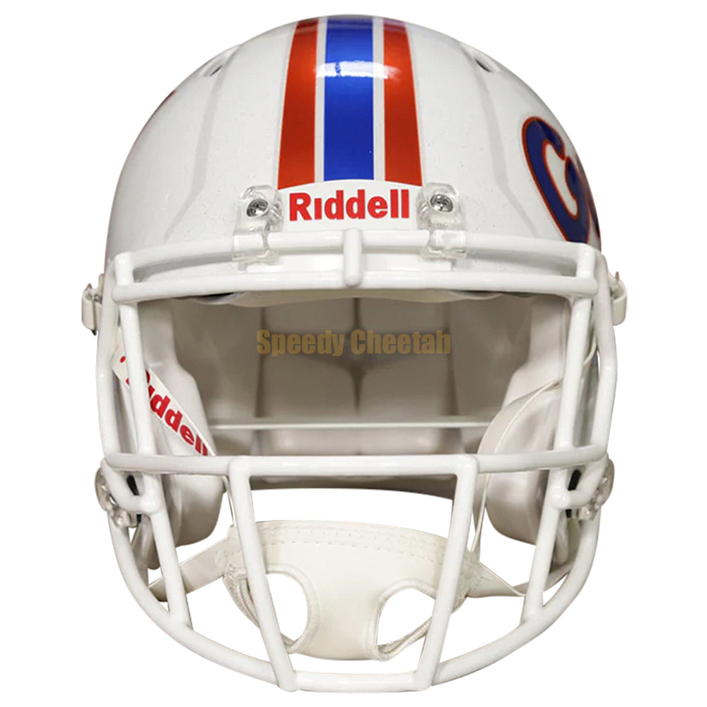Florida Gators Riddell Speed Authentic Helmet - Chrome Decal White