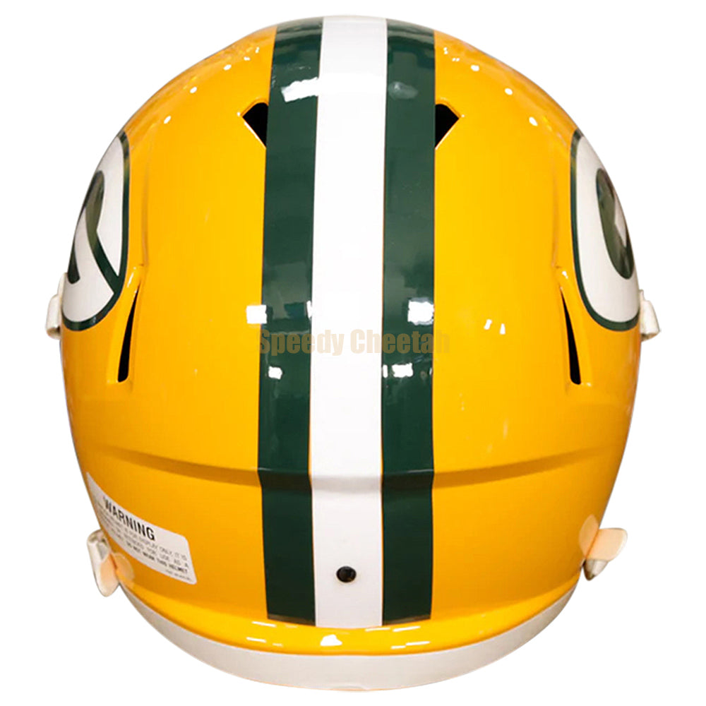 Riddell Green Bay Packers Speed Replica Helmet - Thumbnail 5