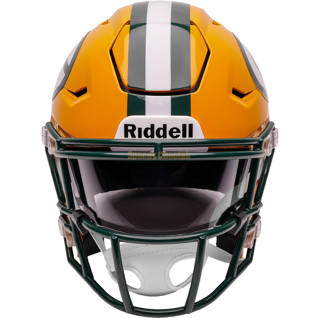 green speedflex helmet Riddell Helmet, In Stock in Europe art protection Green Bay Packers Riddell SpeedFlex