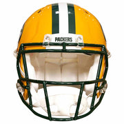 Green Bay Packers Riddell Speed Authentic Helmet Front View