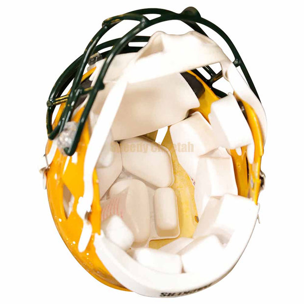 Green Bay Packers Riddell Speed Authentic Helmet Inside View