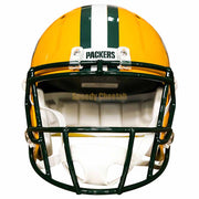 Green Bay Packers Riddell Speed Replica Helmet Front View
