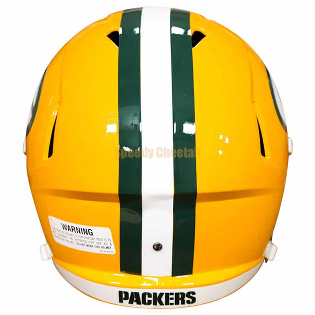 Green Bay Packers Riddell Speed Replica Helmet Side View