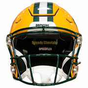Green Bay Packers Riddell SpeedFlex Authentic Helmet Front View