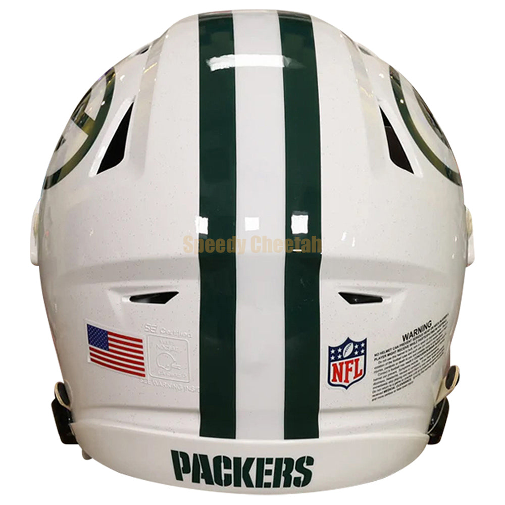 Green Bay Packers Helmet Riddell Authentic Full Size SpeedFlex Style On-Field Alternate 2024