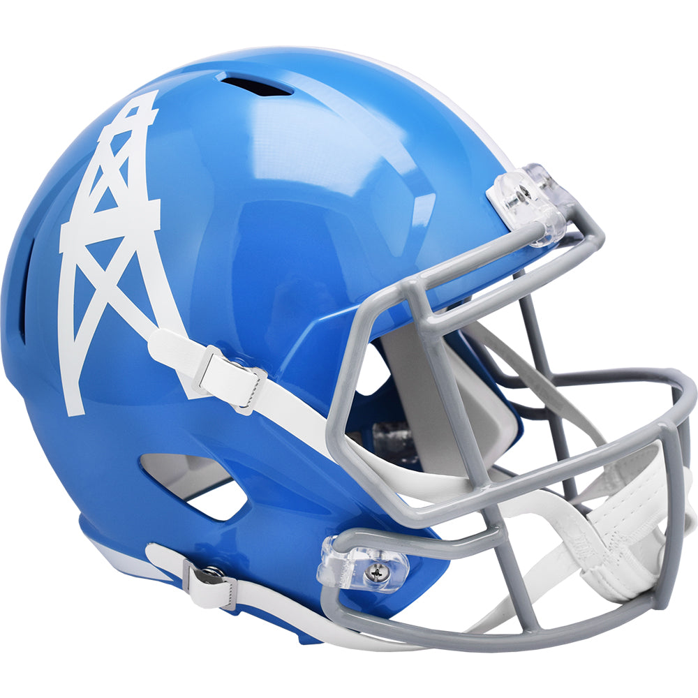 Riddell Houston Oilers Speed Replica Helmet - Thumbnail 4
