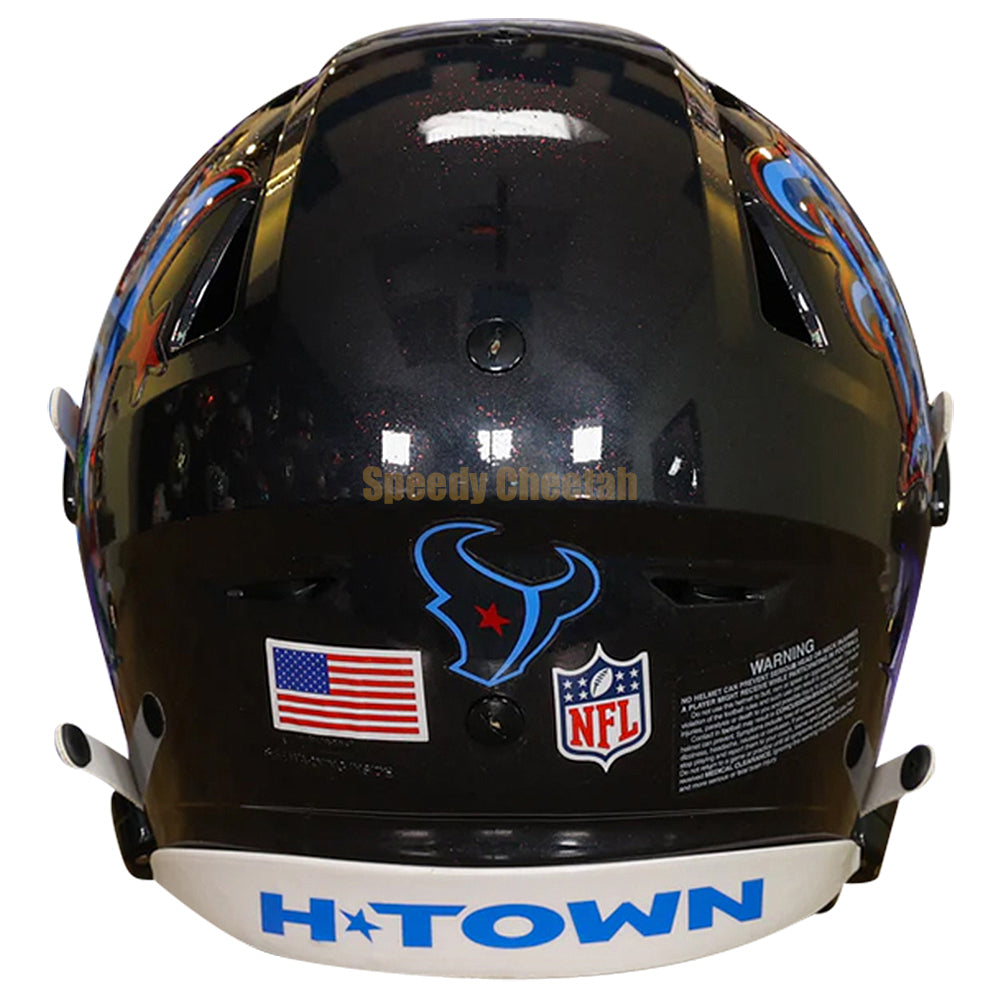 Houston Texans Riddell SpeedFlex Authentic Helmet - Black Alternate 2024