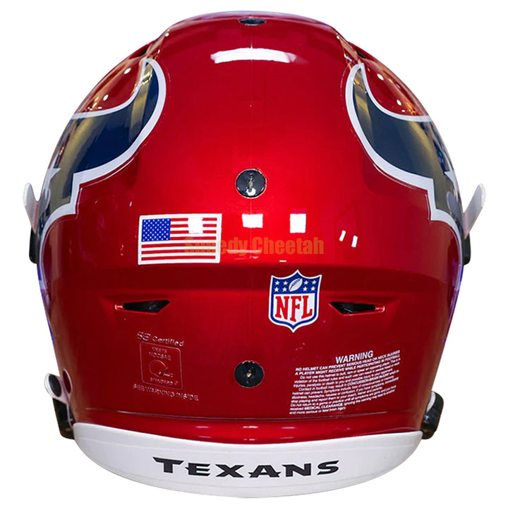Houston Texans Riddell SpeedFlex Authentic Helmet - Red Alternate 2022