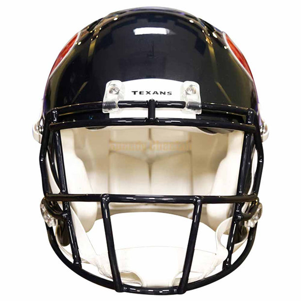 Houston Texans Riddell Speed Authentic Helmet Front View