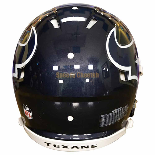 Houston Texans Riddell Speed Authentic Helmet Back View