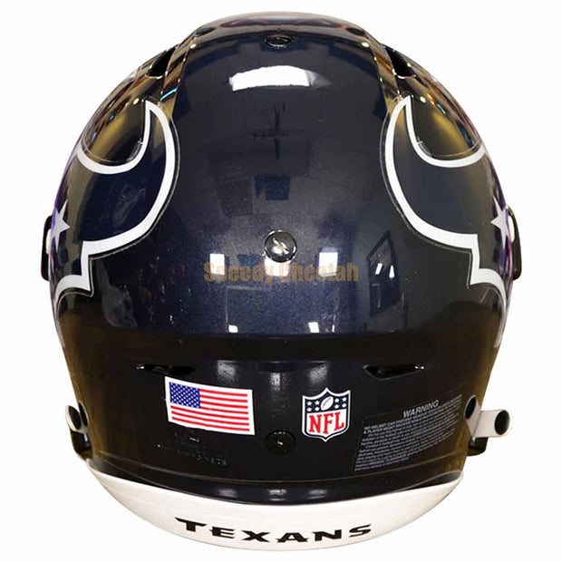 Houston Texans Riddell SpeedFlex Authentic Helmet Back View
