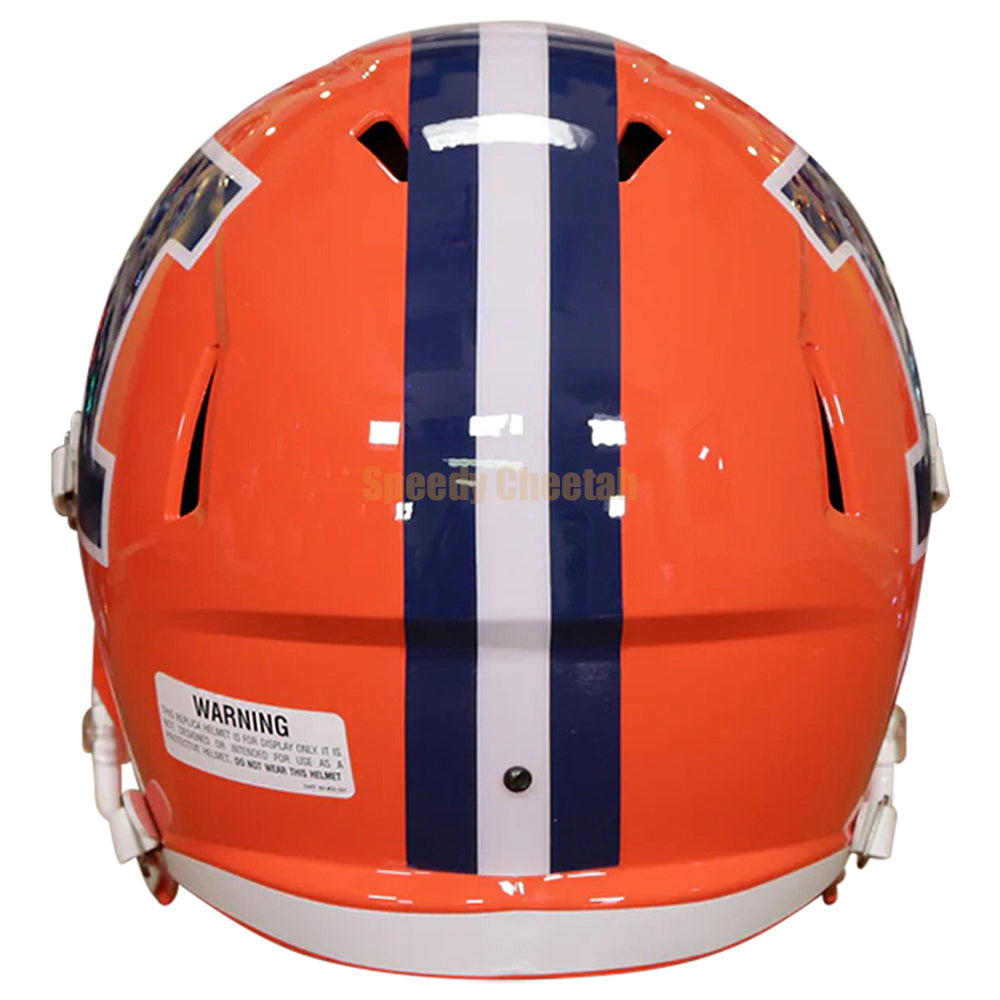Illinois Fighting Illini Riddell Speed Replica Helmet - Orange