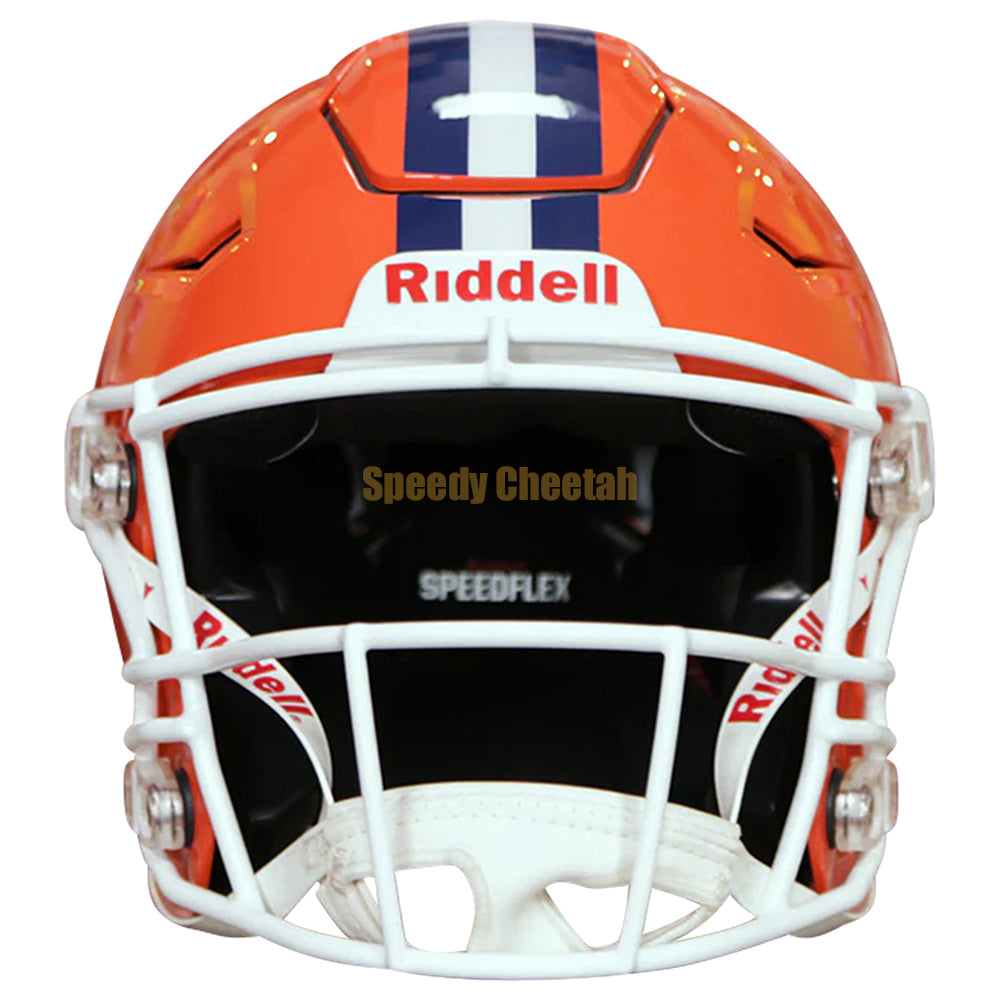 fireball football helmet Illinois Fighting Illini Riddell SpeedFlex Authentic Helmet – The Speedy Cheetah