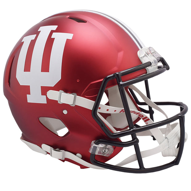 Indiana Hoosiers Riddell Speed Authentic Helmet - Anodized Crimson