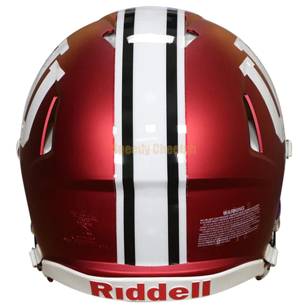 Indiana Hoosiers Riddell Speed Authentic Helmet - Anodized Crimson