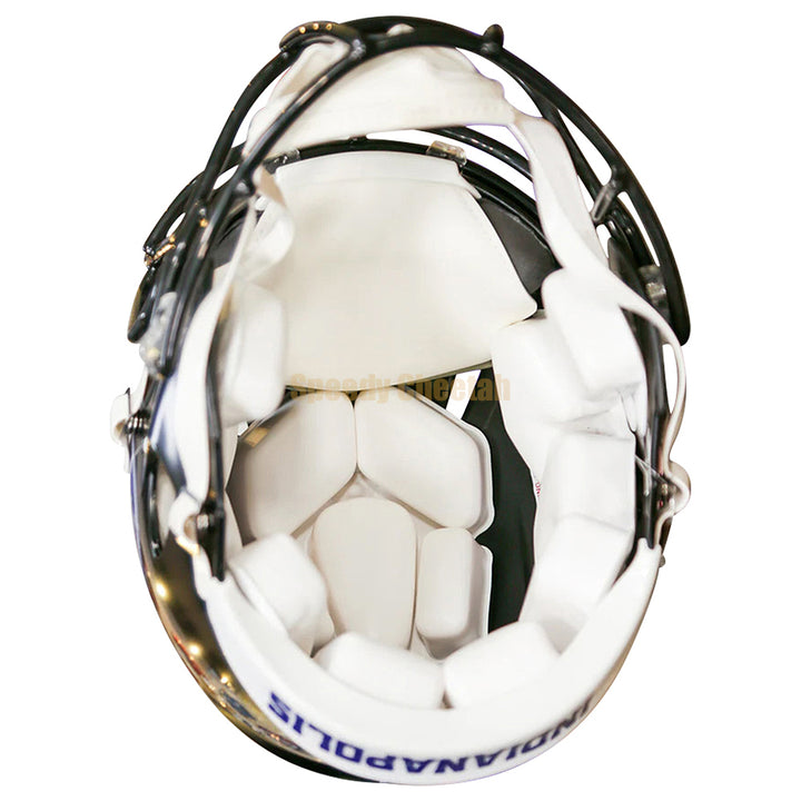 Indianapolis Colts Riddell Speed Authentic Helmet - Black Alternate Inside View