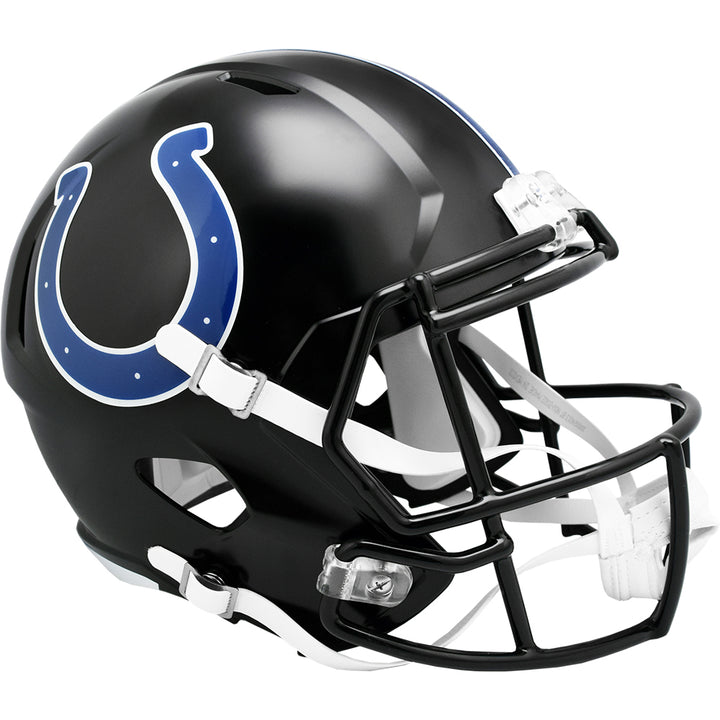 Indianapolis Colts Riddell Speed Replica Helmet - Black Alternate 2023