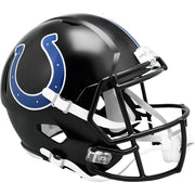 Indianapolis Colts Riddell Speed Replica Helmet - Black Alternate