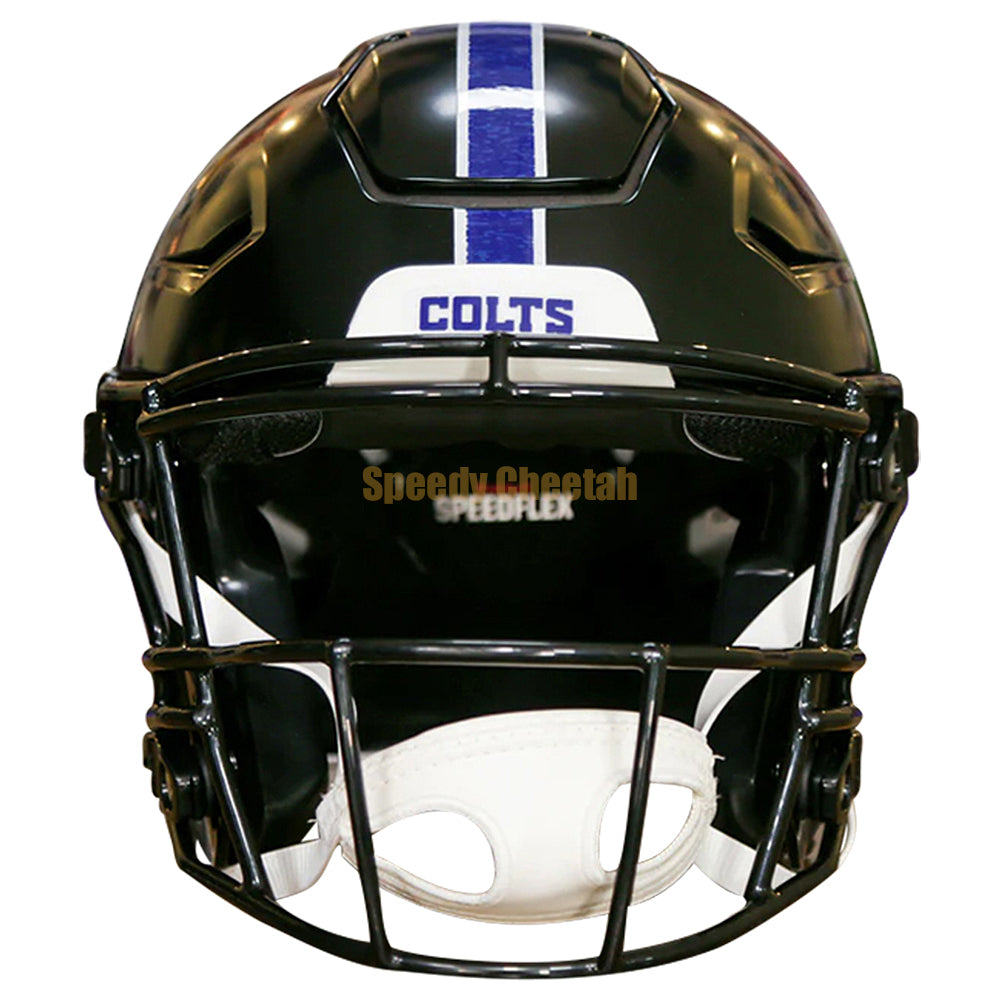 colts speedflex helmet Indianapolis Colts Helmet Riddell Authentic Full Size SpeedFlex Style On-Field Alternate 2023 Indiana Nights