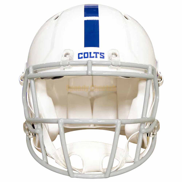 Indianapolis Colts Riddell Speed Authentic Helmet Front View