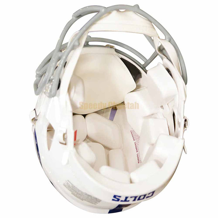 Indianapolis Colts Riddell Speed Authentic Helmet Inside View