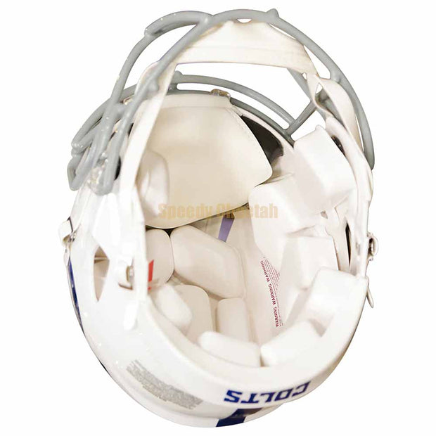 Indianapolis Colts Riddell Speed Authentic Helmet Inside View