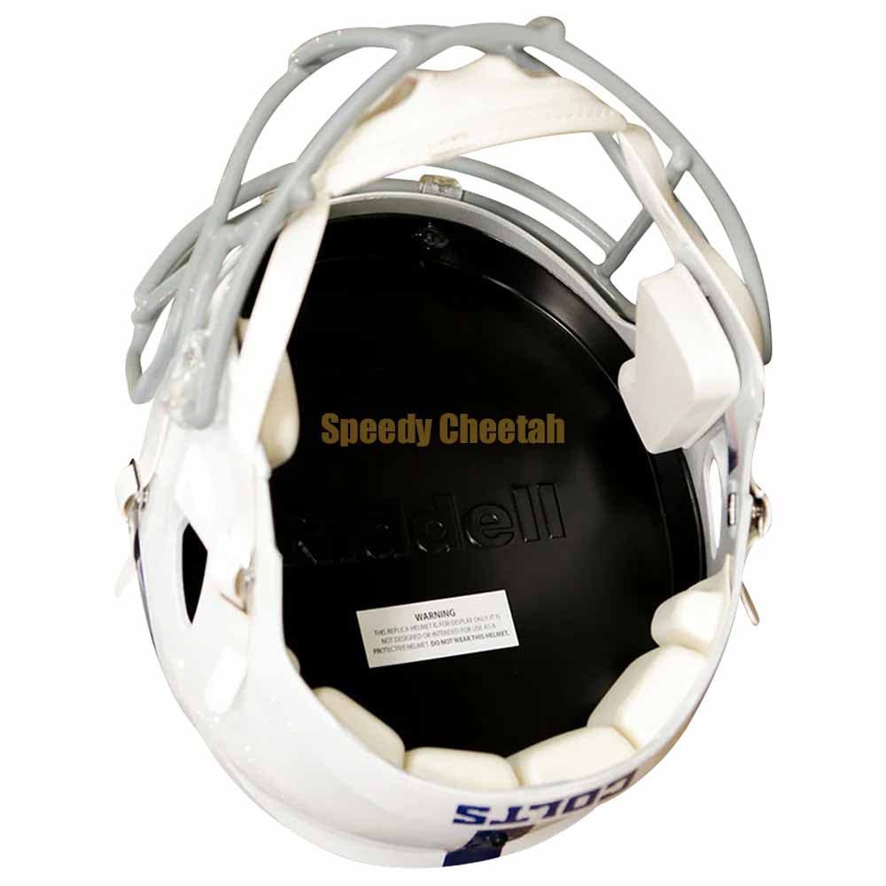 Indianapolis Colts Riddell Speed Replica Helmet Inside View