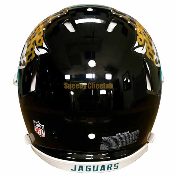 Jacksonville Jaguars Riddell Speed Authentic Helmet Back View