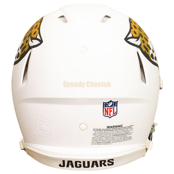 Jacksonville Jaguars Riddell Speed Authentic Helmet - White Alternate 2024