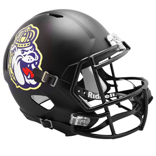 James Madison Dukes Riddell Speed Replica Helmet - Black