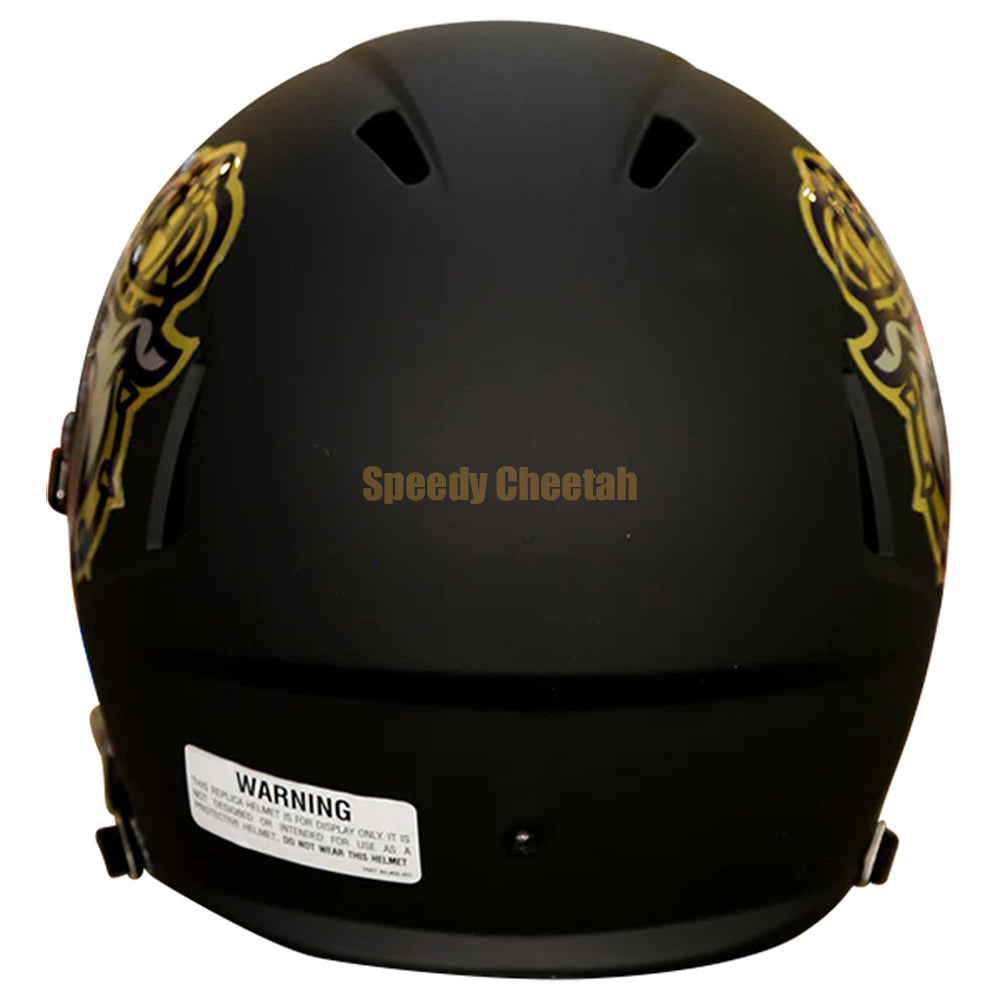 James Madison Dukes Riddell Speed Replica Helmet - Black