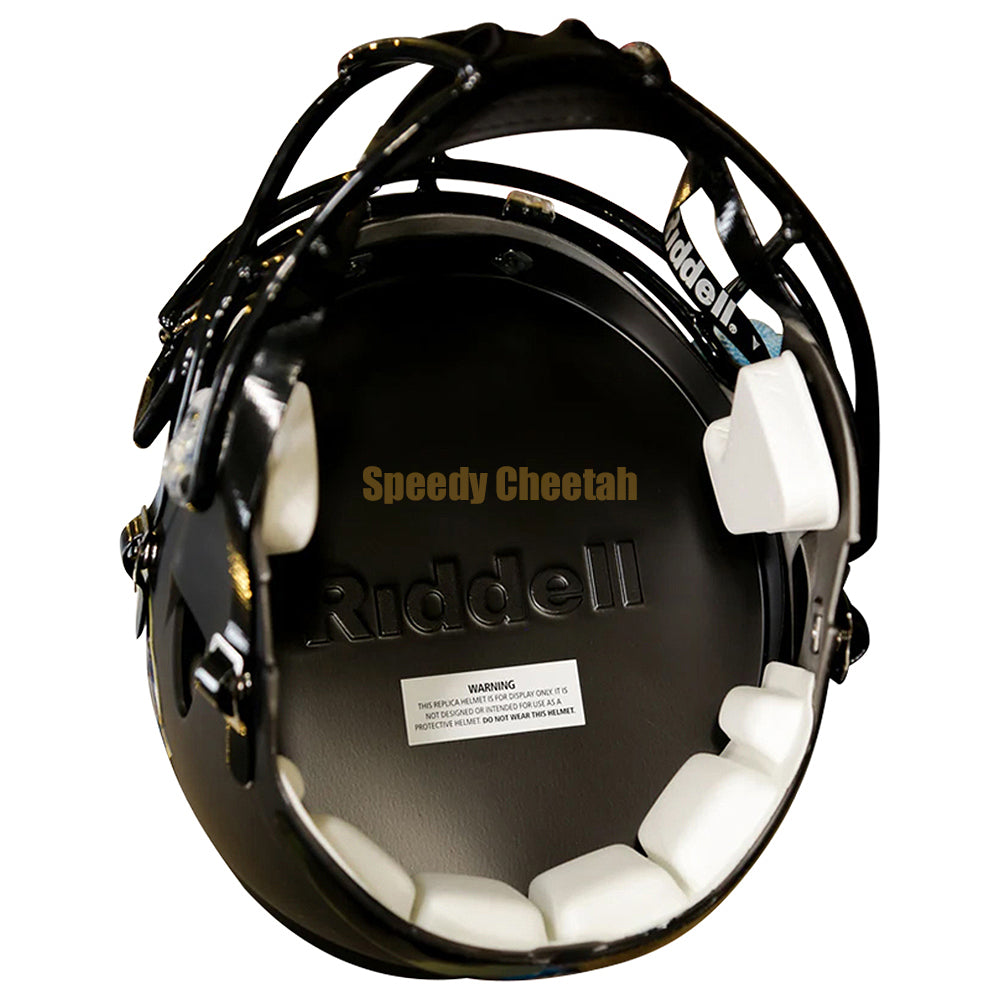 James Madison Dukes Riddell Speed Replica Helmet - Black