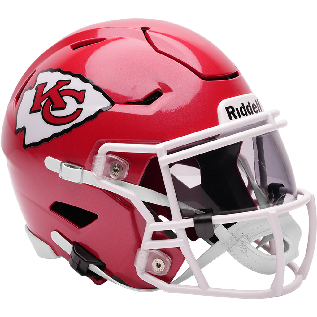 Kansas City Chiefs Riddell SpeedFlex Mid-Size MIDI Helmet – The Speedy Cheetah