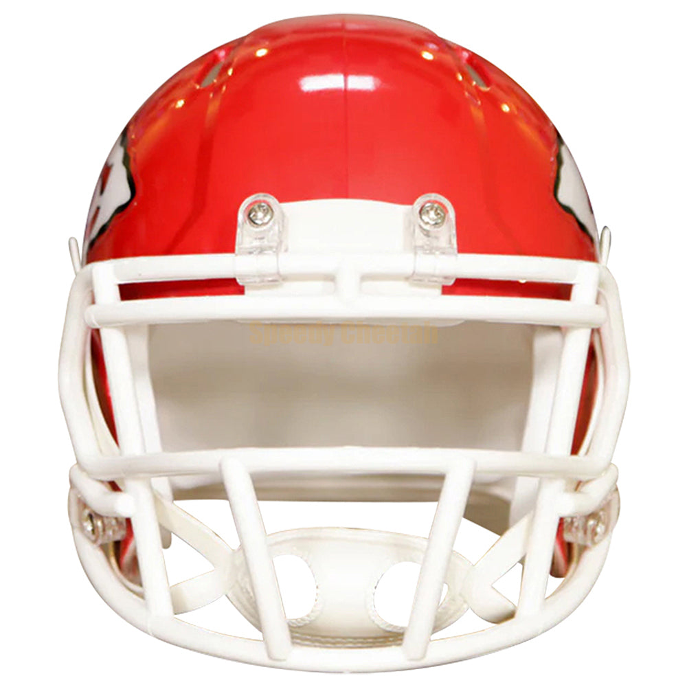 chiefs mini football helmet Kansas City Chiefs Riddell Speed Mini Helmet – The Speedy Cheetah