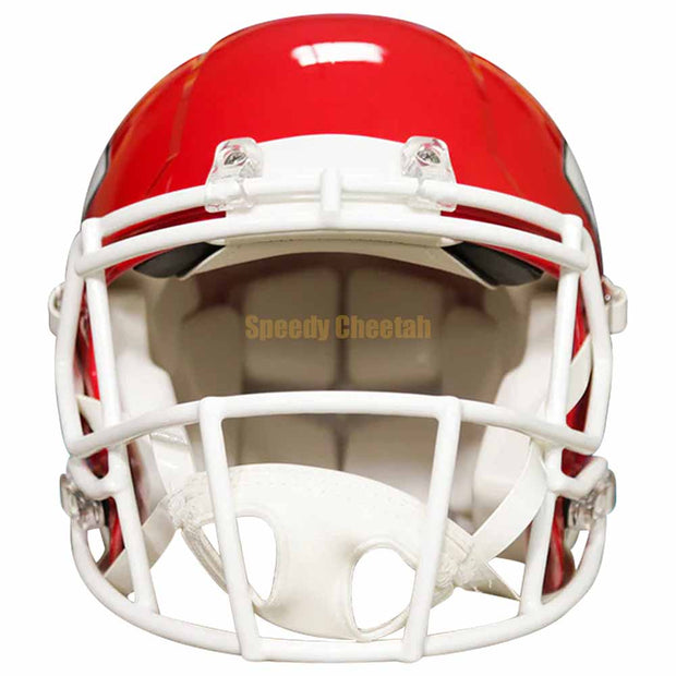 Kansas City Chiefs Riddell Speed Authentic Helmet Front View