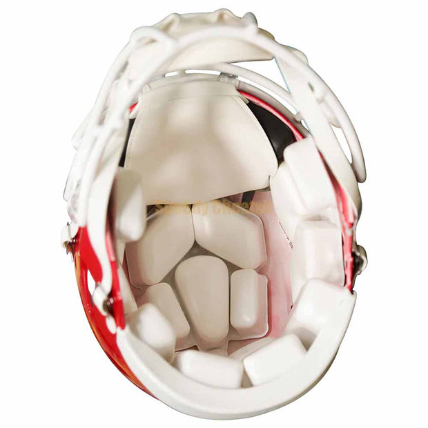 Kansas City Chiefs Riddell Speed Authentic Helmet Inside View