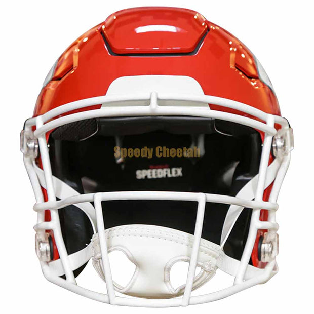 Kansas City Chiefs Riddell SpeedFlex Authentic Helmet Front View