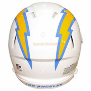 LA Chargers Riddell Speed Authentic Helmet Back View