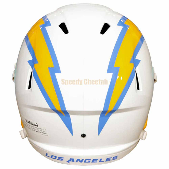LA Chargers Riddell Speed Replica Helmet Side View