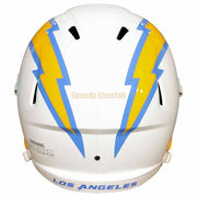 LA Chargers Riddell Speed Replica Helmet Side View