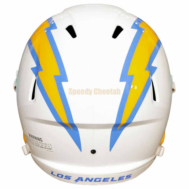LA Chargers Riddell Speed Replica Helmet Side View